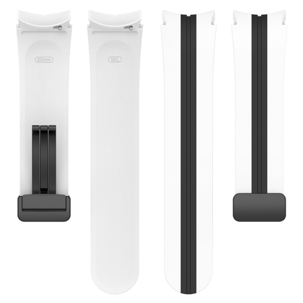 Pænt Universal Samsung Silikone Rem - Hvid#serie_1