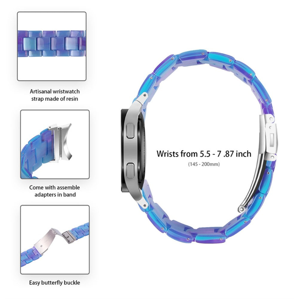Stilren Universal Samsung Metal og Plastik Rem - Blå#serie_17