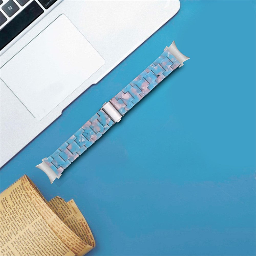 Mega kønt Universal Samsung Metal og Plastik Rem - Blå#serie_14