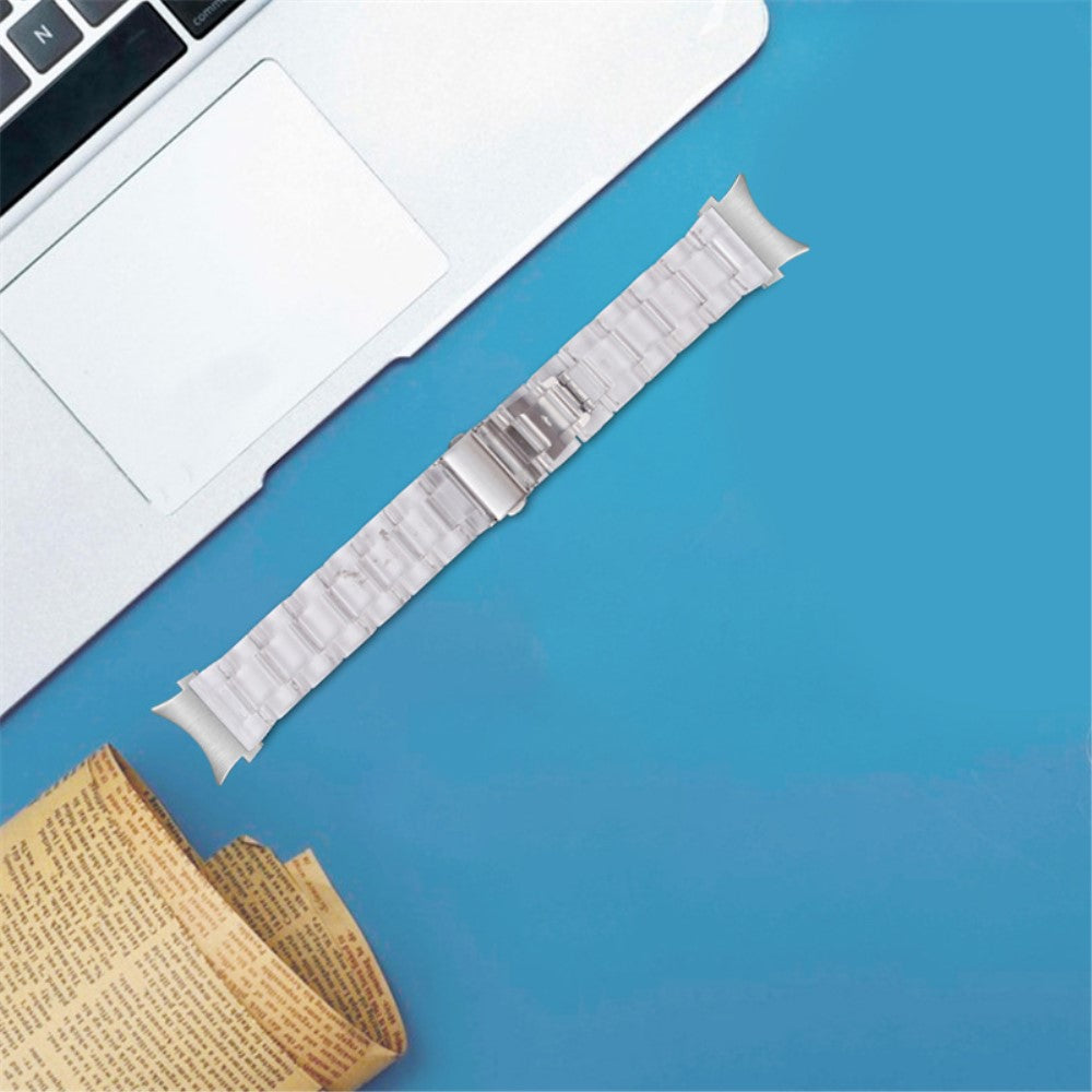 Mega kønt Universal Samsung Metal og Plastik Rem - Gennemsigtig#serie_15