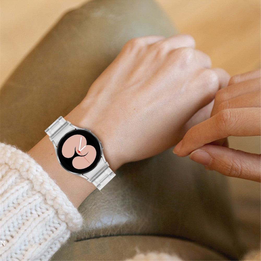 Mega kønt Universal Samsung Metal og Plastik Rem - Gennemsigtig#serie_15