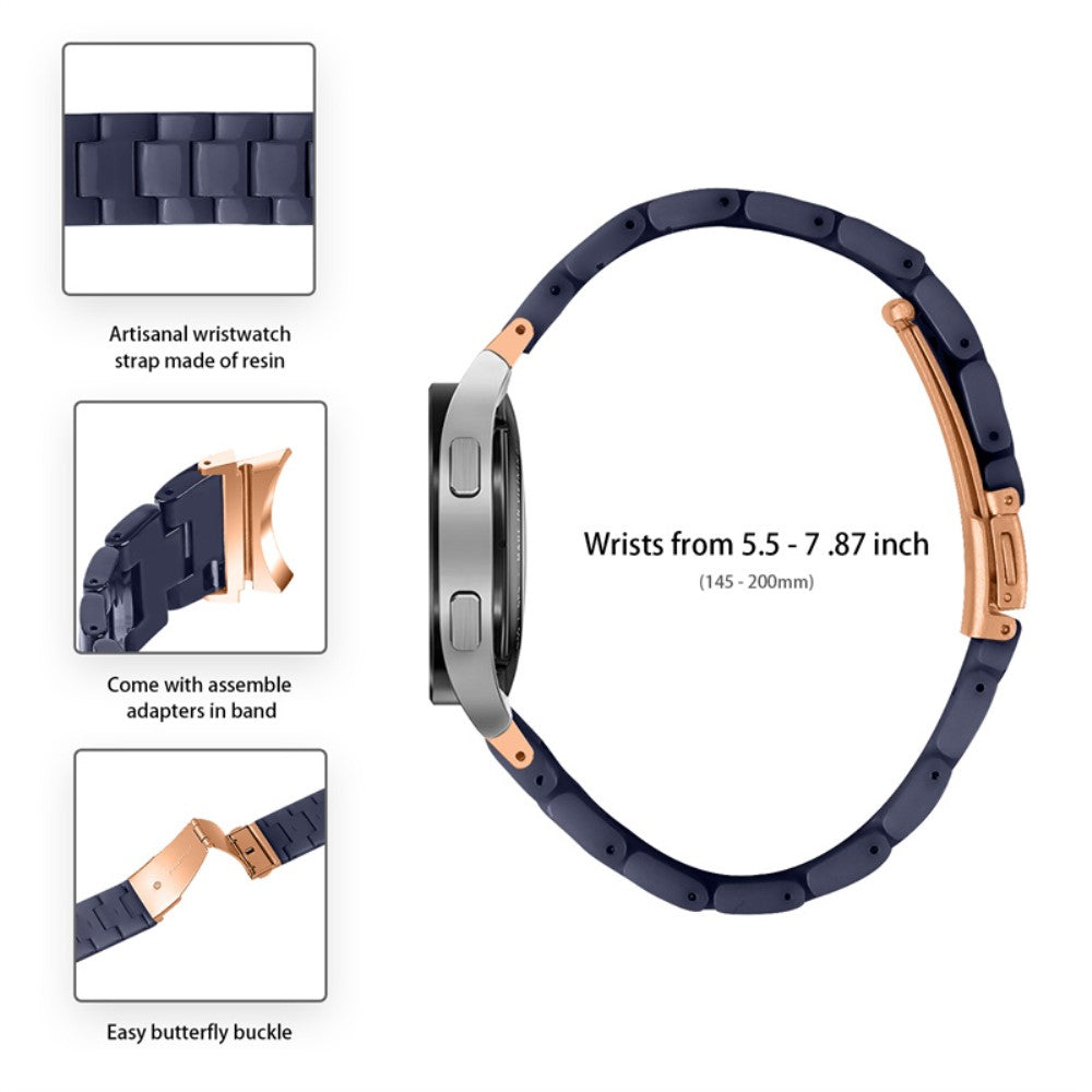 Mega kønt Universal Samsung Metal og Plastik Rem - Blå#serie_17