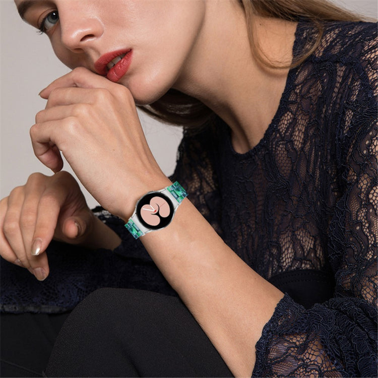 Mega kønt Universal Samsung Metal og Plastik Rem - Grøn#serie_19