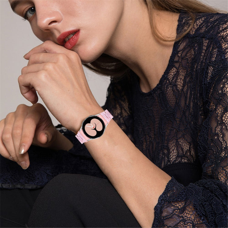 Mega kønt Universal Samsung Metal og Plastik Rem - Pink#serie_23