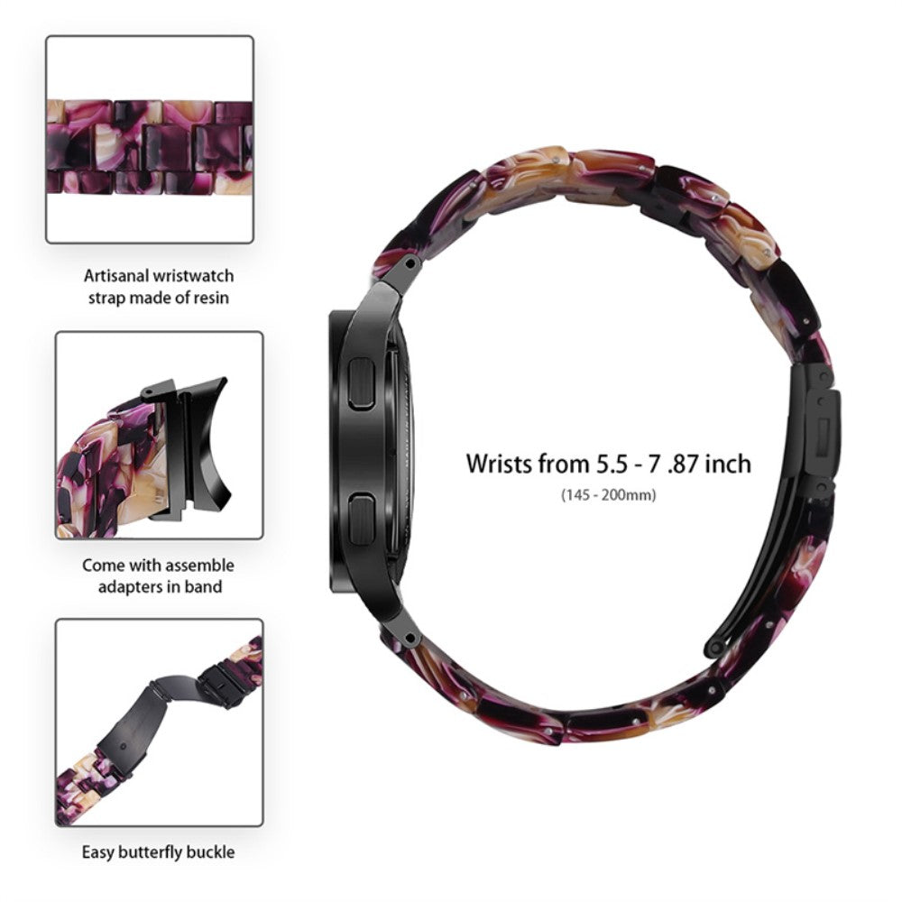 Mega kønt Universal Samsung Metal og Plastik Rem - Lilla#serie_24