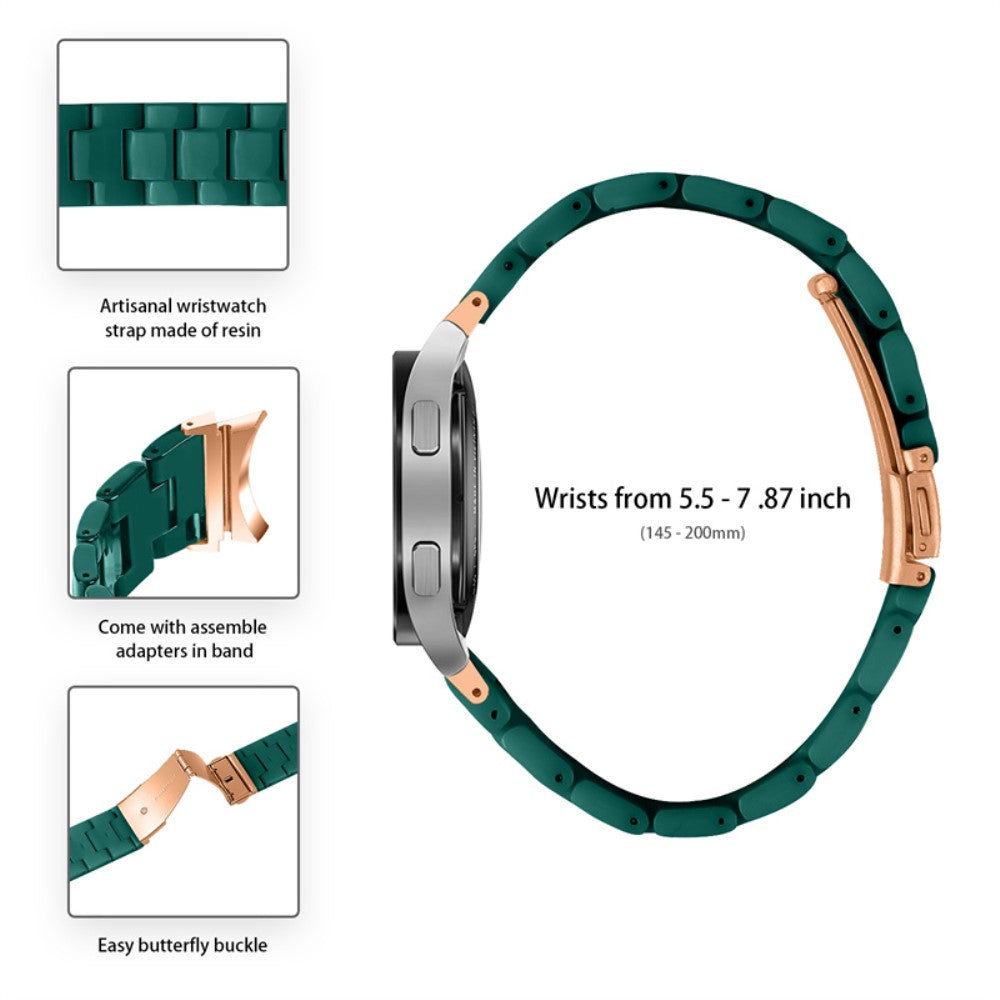 Mega kønt Universal Samsung Metal og Plastik Rem - Grøn#serie_8