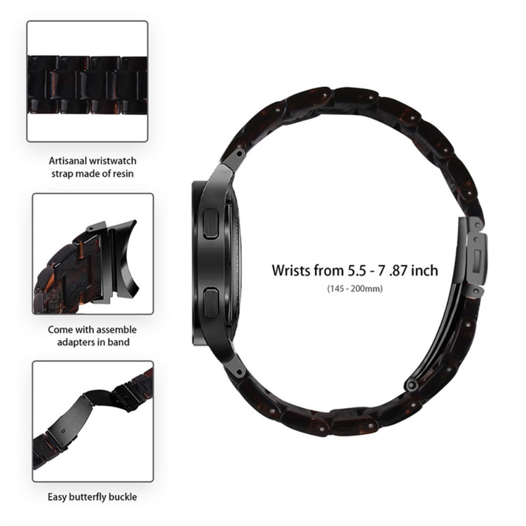 Mega kønt Universal Samsung Metal og Plastik Rem - Brun#serie_9