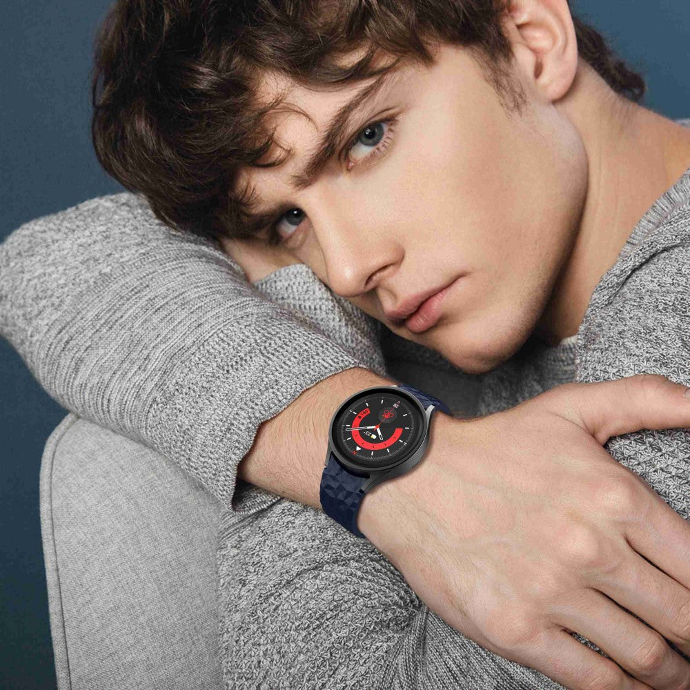 Rigtigt rart Universal Samsung Silikone Rem - Blå#serie_10