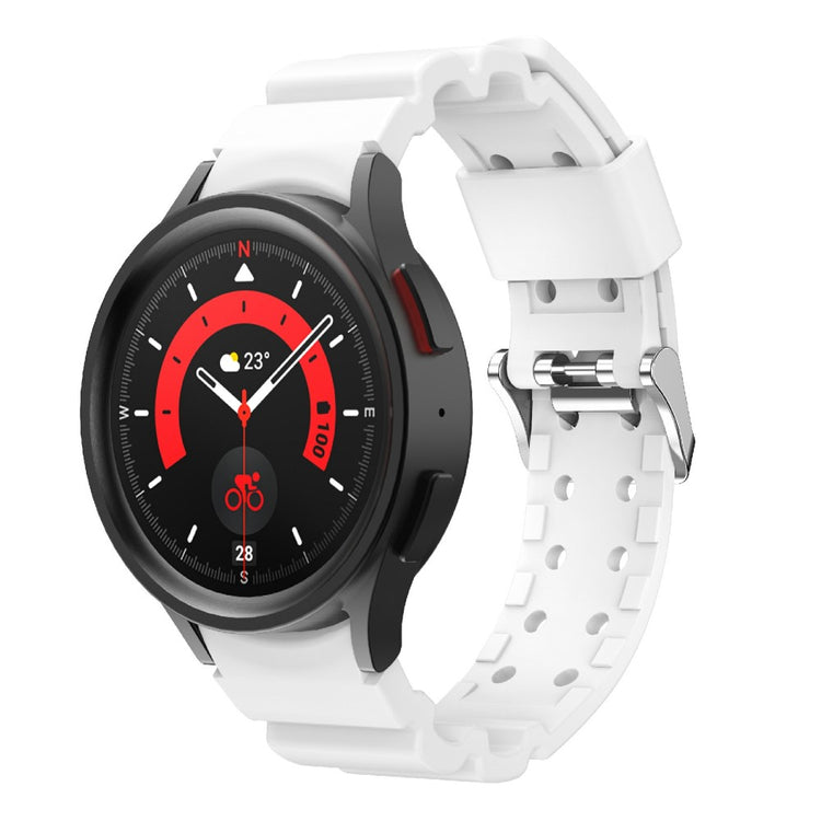 Rigtigt slidstærk Universal Samsung Silikone Rem - Hvid#serie_2