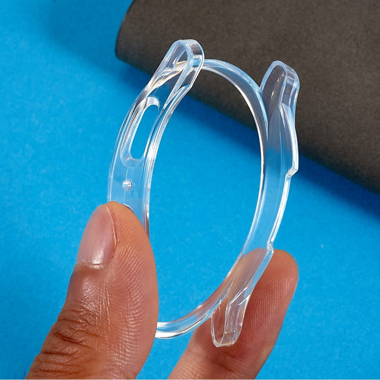 Samsung Galaxy Watch 5 Pro Beskyttende Silikone Bumper  - Gennemsigtig#serie_7