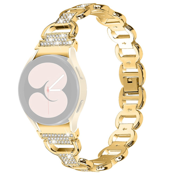 Kønt Universal Samsung Metal og Rhinsten Rem - Guld#serie_2