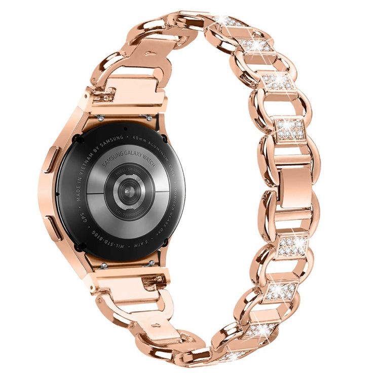 Kønt Universal Samsung Metal og Rhinsten Rem - Pink#serie_3