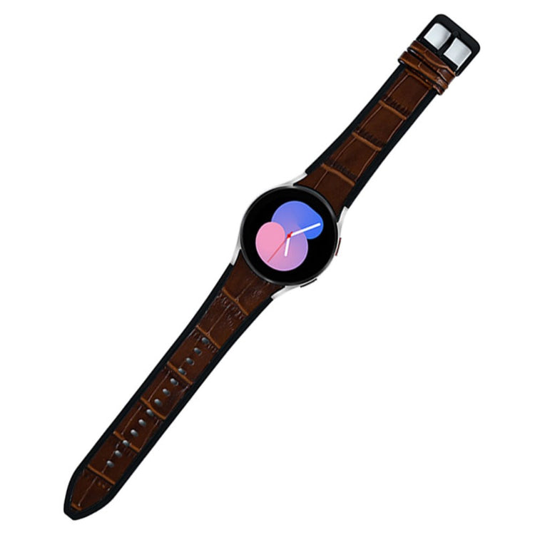 Rigtigt fed Universal Samsung Kunstlæder og Silikone Rem - Sort#serie_4