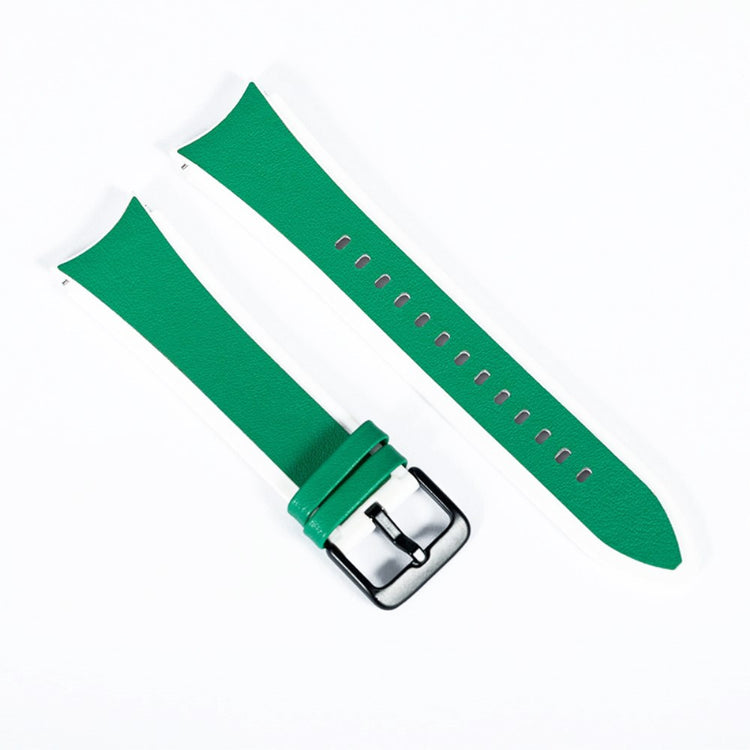 Rigtigt fed Universal Samsung Kunstlæder og Silikone Rem - Grøn#serie_9