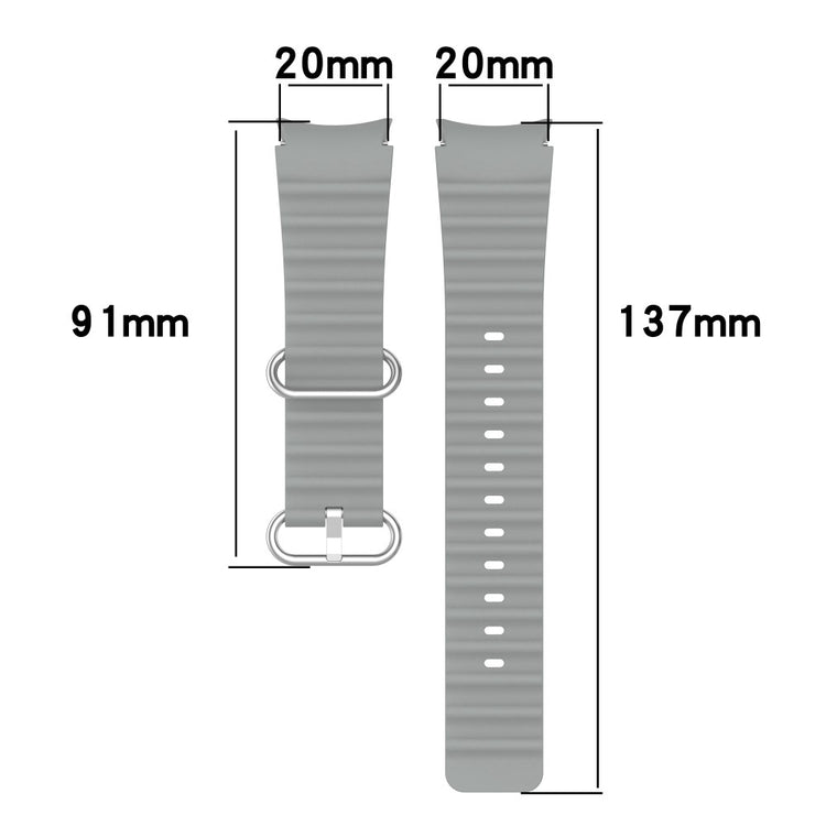 Super fed Universal Samsung Silikone Rem - Rød#serie_8