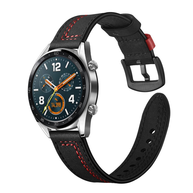 Rigtigt rart Universal Huawei Ægte læder Rem - Sort#serie_1