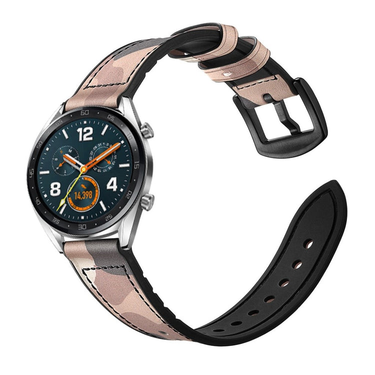 Sejt Universal Huawei Ægte læder og Silikone Rem - Flerfarvet#serie_6