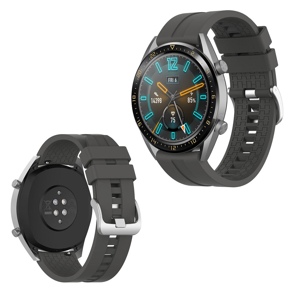Mega godt Huawei Watch GT Silikone Rem - SΓΈlv#serie_1