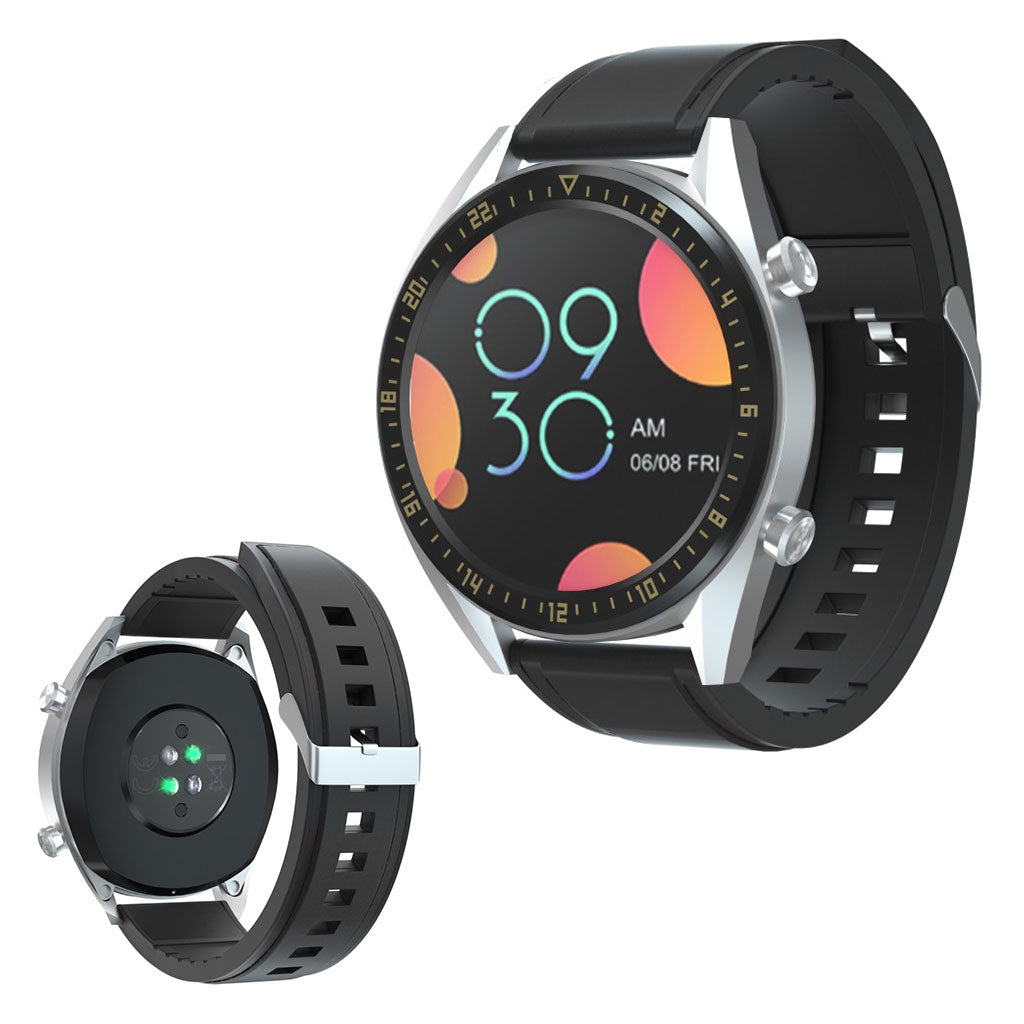 Mega pΓ¦nt Huawei Watch GT 2 42mm Γgte lΓ¦der Rem - Sort#serie_1