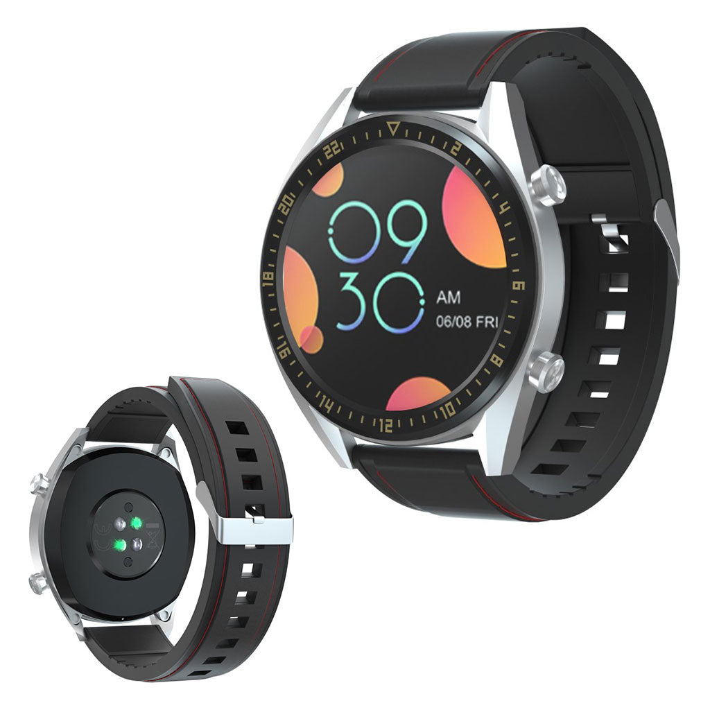 Mega pænt Huawei Watch GT 2 42mm Ægte læder Rem - Sort#serie_2