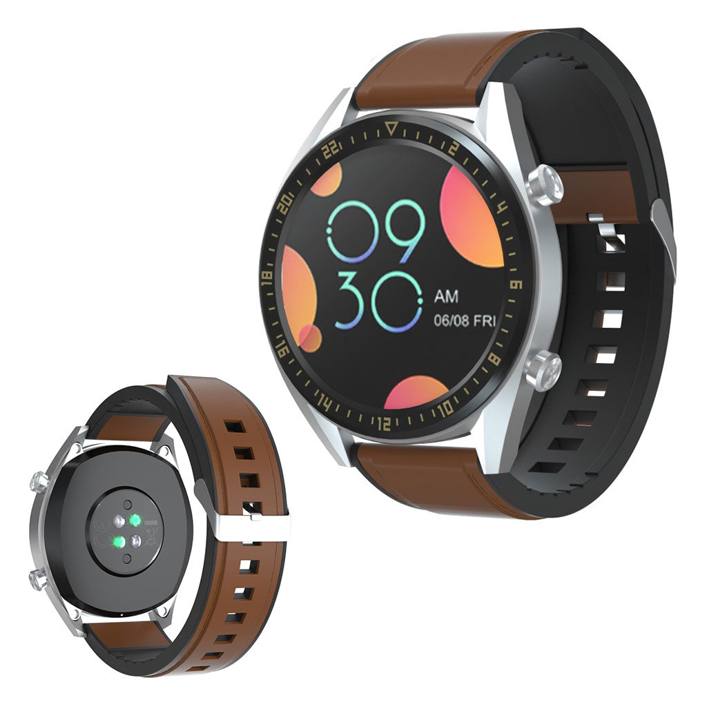Mega pænt Huawei Watch GT 2 42mm Ægte læder Rem - Brun#serie_3