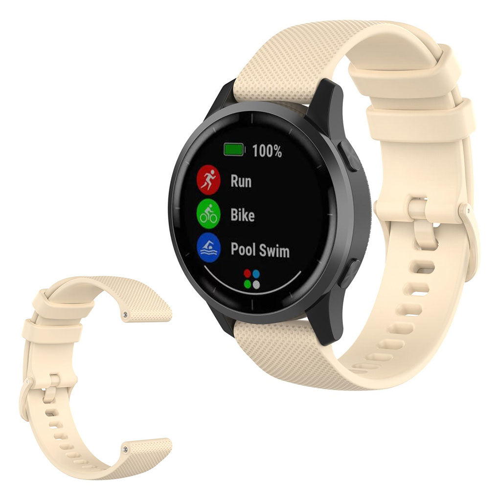 Vildt hårdfør Universal Silikone Rem - Beige#serie_9