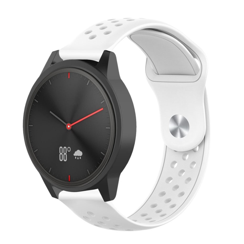 Rigtigt sejt Huawei Watch GT 2 42mm Silikone Rem - Hvid#serie_2