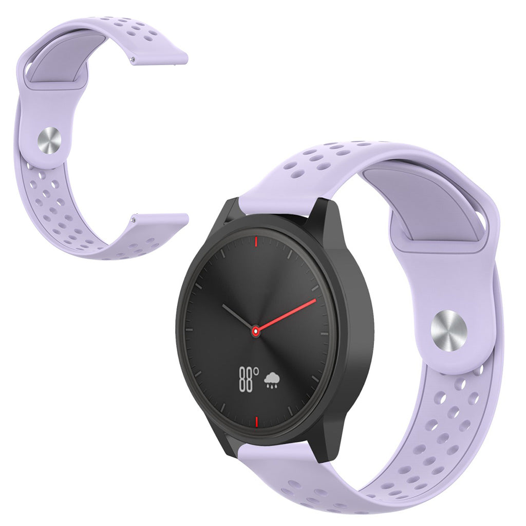 Rigtigt sejt Huawei Watch GT 2 42mm Silikone Rem - Lilla#serie_9