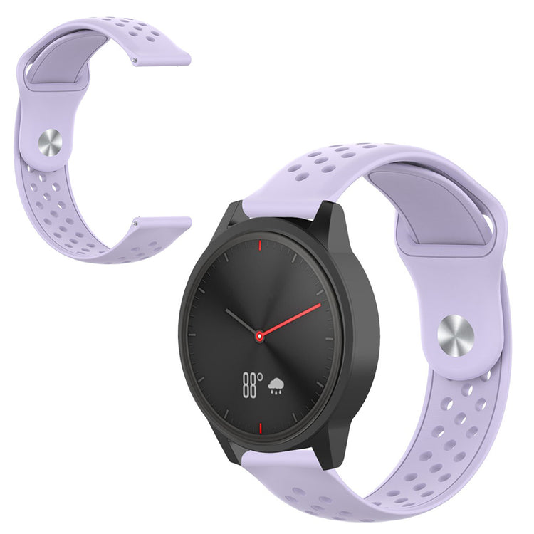 Rigtigt sejt Huawei Watch GT 2 42mm Silikone Rem - Lilla#serie_9