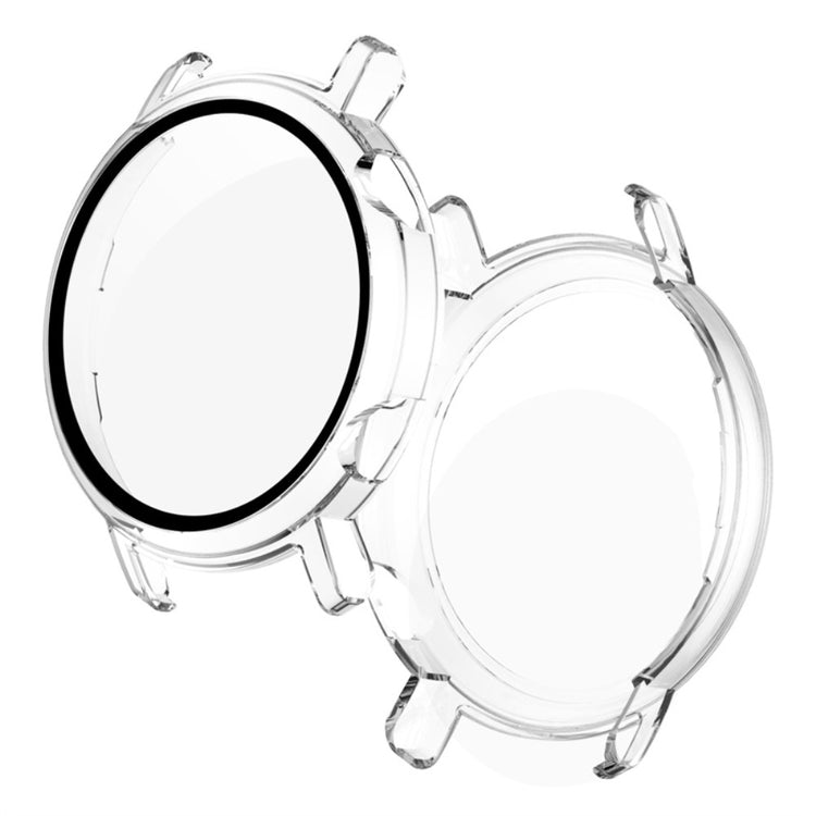 Vildt Godt Huawei Watch GT 2 42mm Cover med Skærmbeskytter i Plastik og Hærdet Glas - Gennemsigtig#serie_025