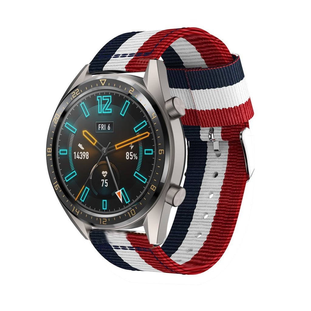 Helt vildt kønt Huawei Watch GT 2 46mm Nylon Rem - Flerfarvet#serie_1
