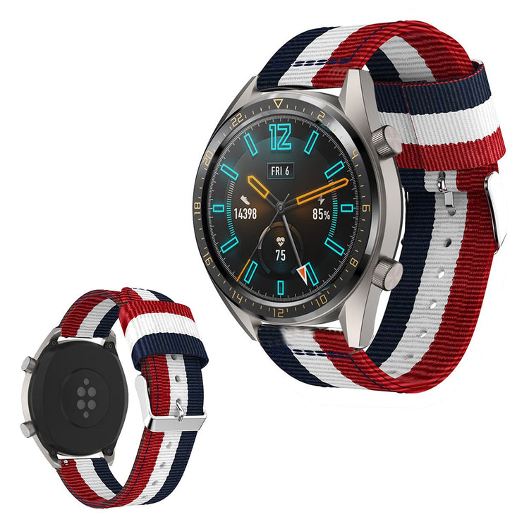 Helt vildt kønt Huawei Watch GT 2 46mm Nylon Rem - Flerfarvet#serie_1