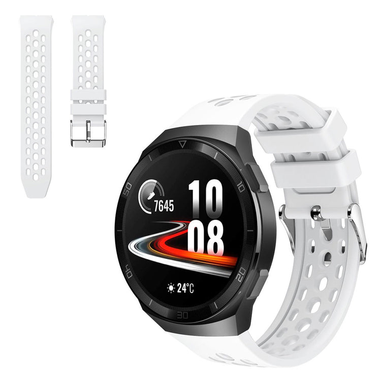 Mega komfortabel Huawei Watch GT 2e Silikone Rem - Hvid#serie_2