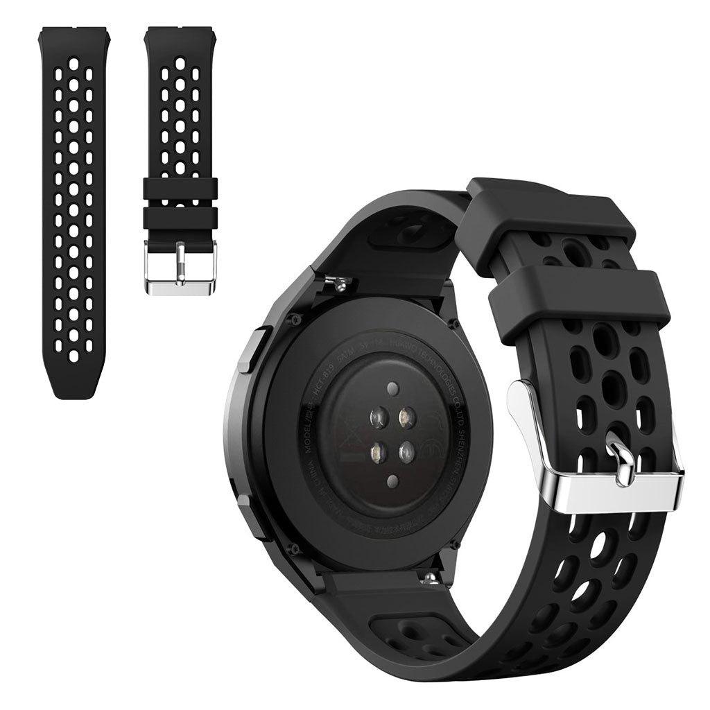 Vildt skΓΈn Huawei Watch GT 2e Silikone Rem - Sort#serie_1
