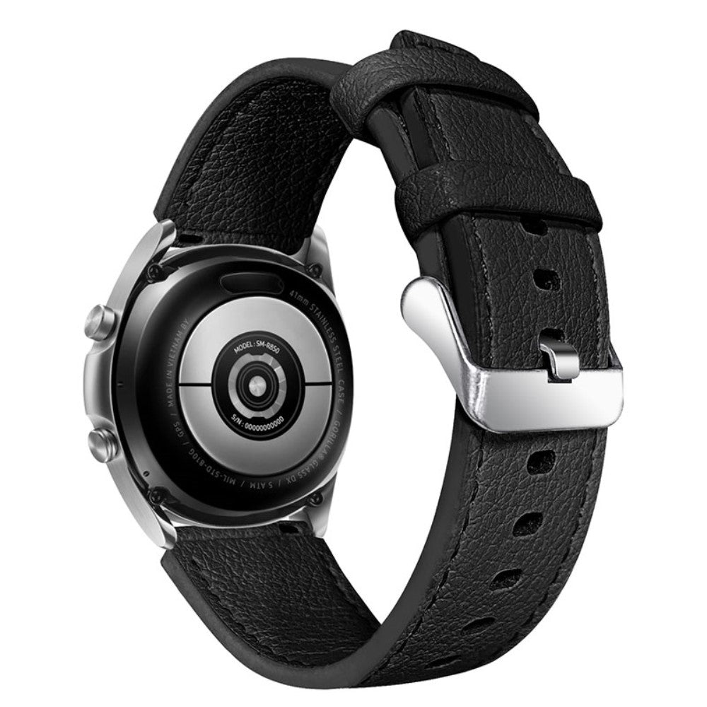 Huawei Watch GT 2e / Huawei Watch GT 2 46mm Ægte læder Rem - Sort#serie_5