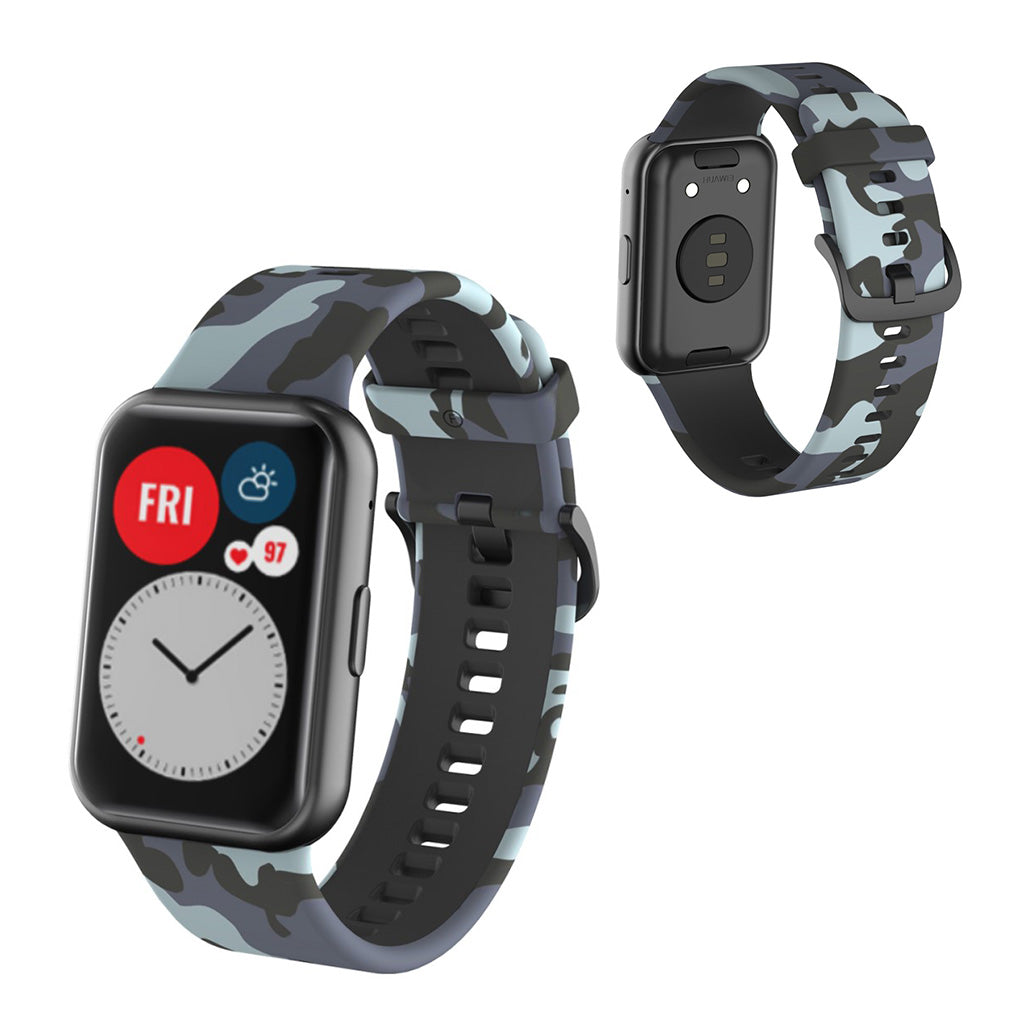 Smuk Huawei Watch Fit Silikone Rem - SΓΈlv#serie_1