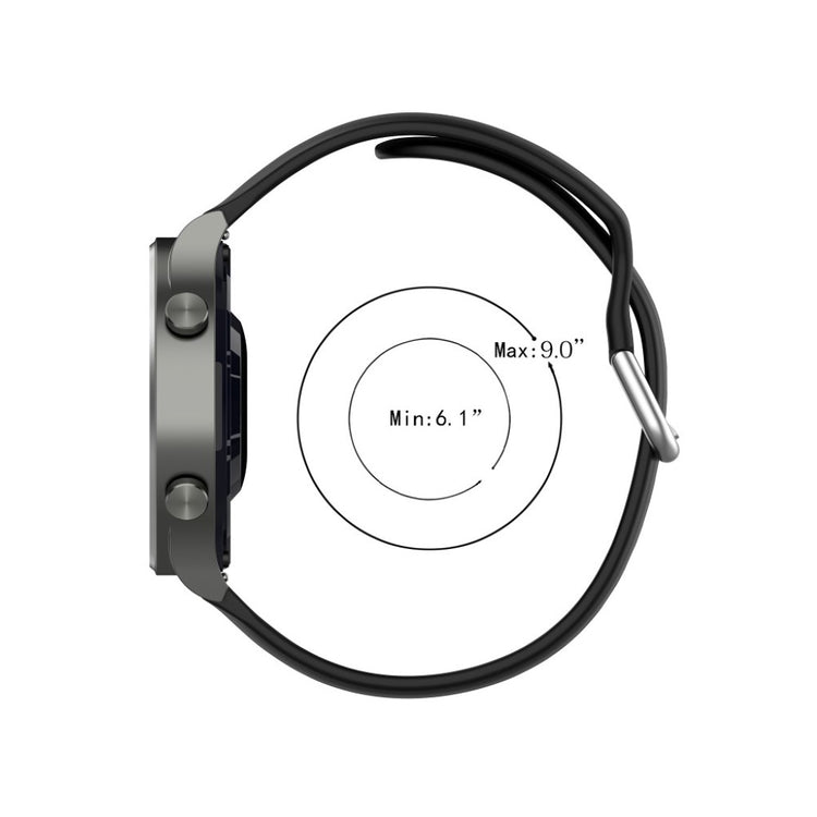 Mega holdbart Universal Silikone Rem - Størrelse: L - Sort#serie_1