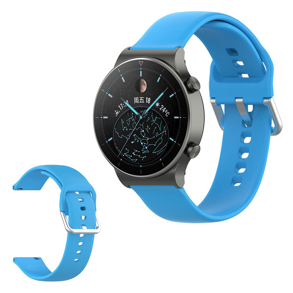 Mega holdbart Universal Silikone Rem - Størrelse: L - Blå#serie_11