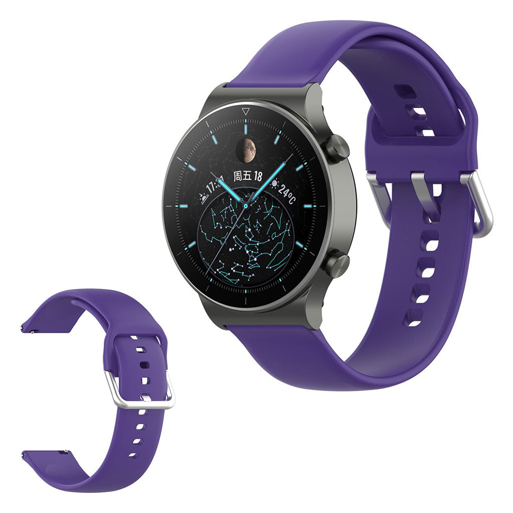 Mega holdbart Universal Silikone Rem - Størrelse: L - Lilla#serie_14