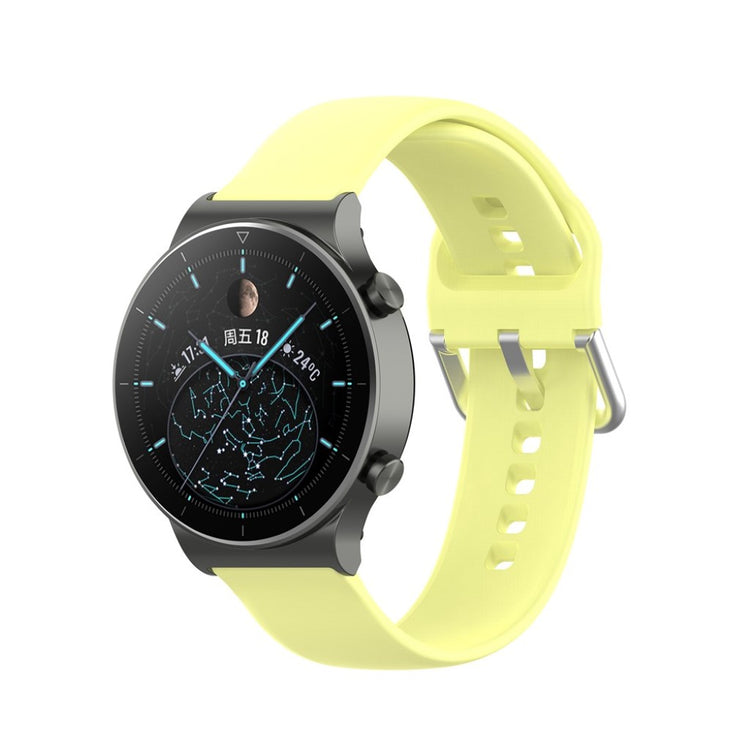 Mega holdbart Universal Silikone Rem - Størrelse: L - Gul#serie_8