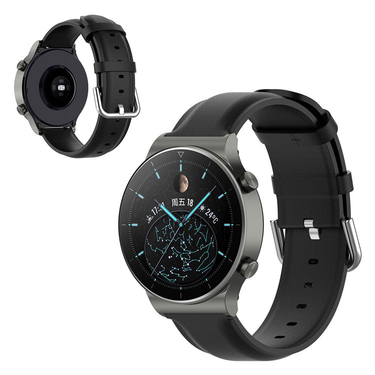 Helt vildt fantastisk Universal Ægte læder Rem - Sort#serie_1