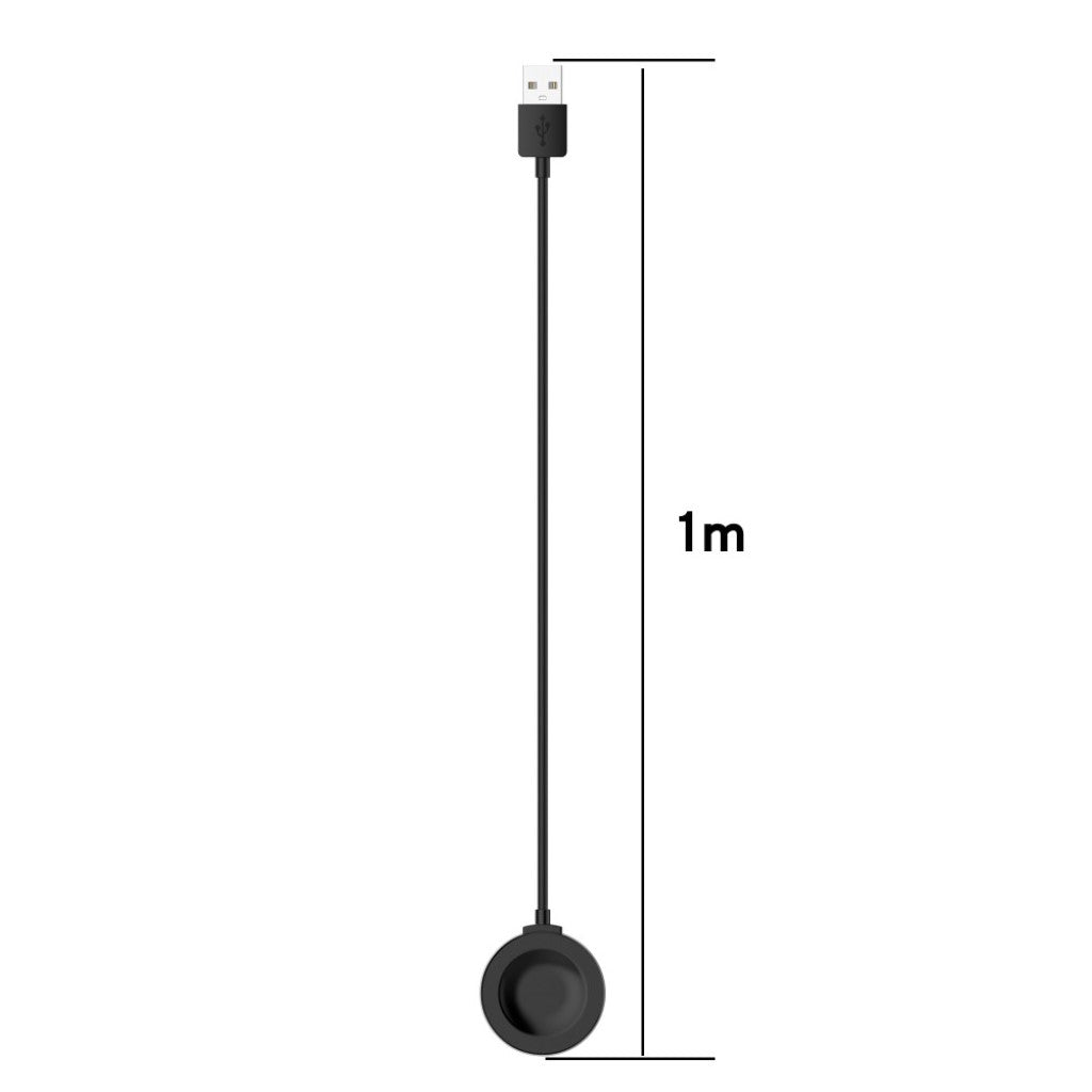 1m Plastik Universal Huawei Smartwatch   Ladestation - Sort#serie_1