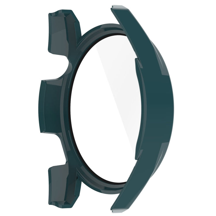 Super Fint Huawei Watch GT 3 (42mm) Cover med Skærmbeskytter i Silikone og Hærdet Glas - Grøn#serie_1