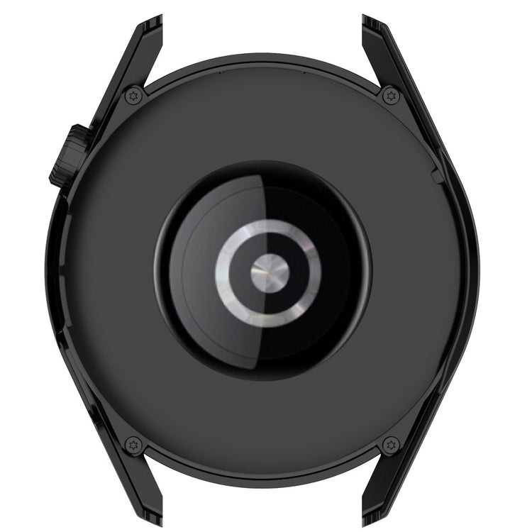 Super Fint Huawei Watch GT 3 (42mm) Cover med Skærmbeskytter i Silikone og Hærdet Glas - Gennemsigtig#serie_2