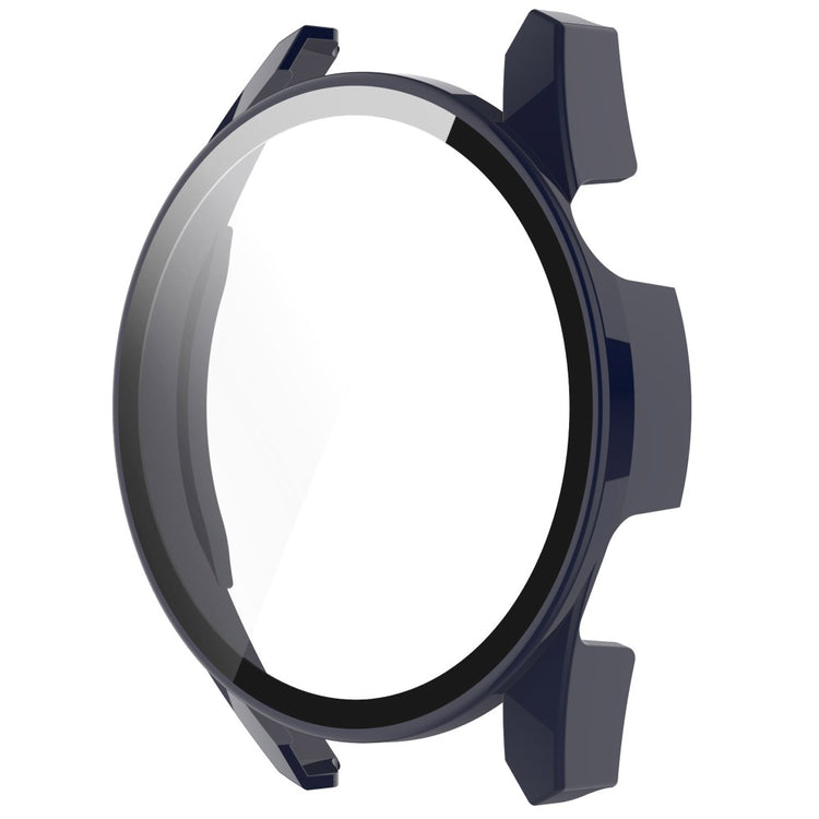 Super Fint Huawei Watch GT 3 (42mm) Cover med Skærmbeskytter i Silikone og Hærdet Glas - Blå#serie_3
