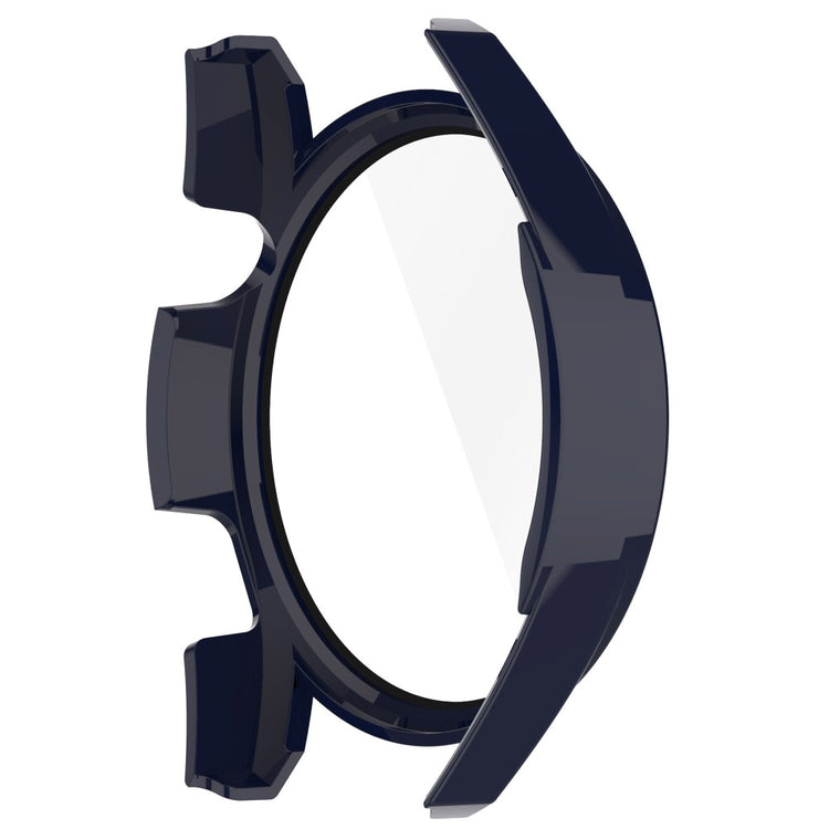 Super Fint Huawei Watch GT 3 (42mm) Cover med Skærmbeskytter i Silikone og Hærdet Glas - Blå#serie_3