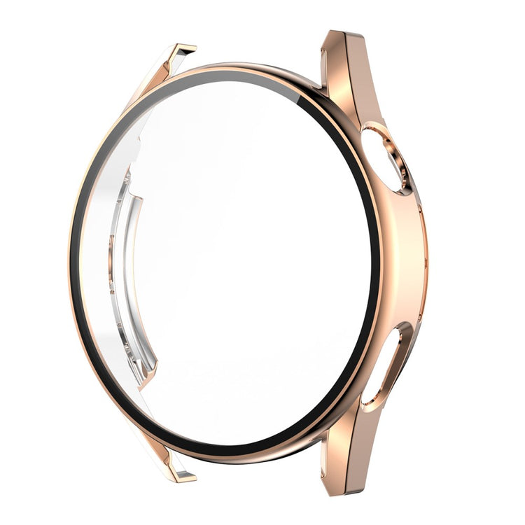 Beskyttende Huawei Watch GT 3 (42mm) Cover med Skærmbeskytter i Plastik og Hærdet Glas - Pink#serie_1