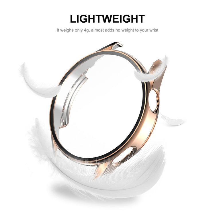 Beskyttende Huawei Watch GT 3 (42mm) Cover med Skærmbeskytter i Plastik og Hærdet Glas - Sort#serie_4