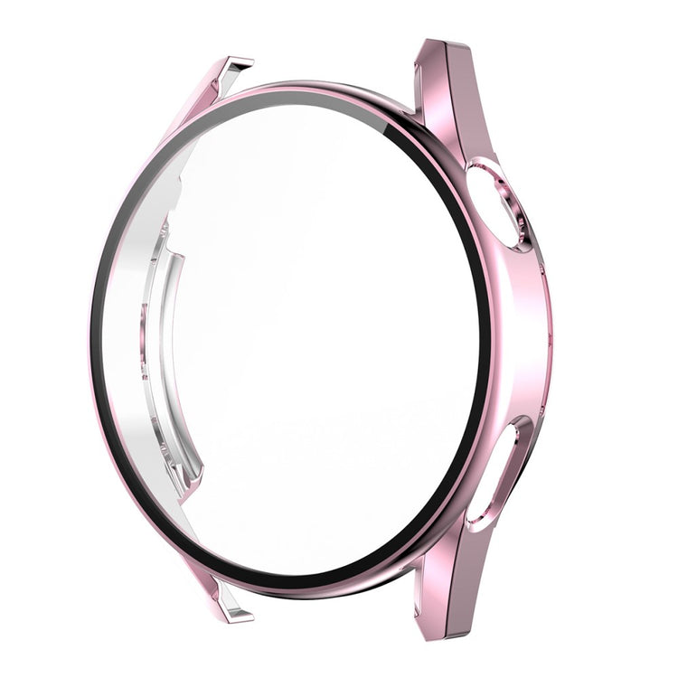 Beskyttende Huawei Watch GT 3 (42mm) Cover med Skærmbeskytter i Plastik og Hærdet Glas - Pink#serie_5
