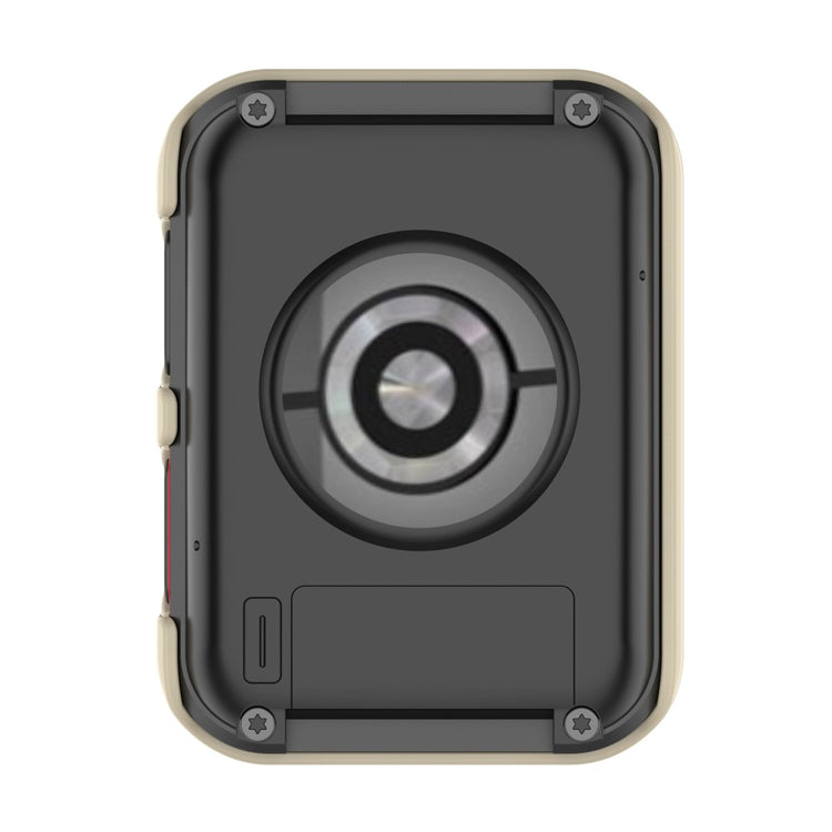 Vildt Fed Huawei Watch D Cover med Skærmbeskytter i Plastik og Hærdet Glas - Hvid#serie_4